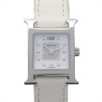 エルメス Hウォッチミニ 11Pダイヤ 腕時計 時計 レディース HH1.110