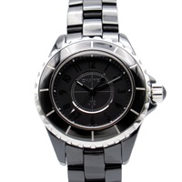 シャネル J12 インテンスブラック 腕時計 時計 レディース H3828