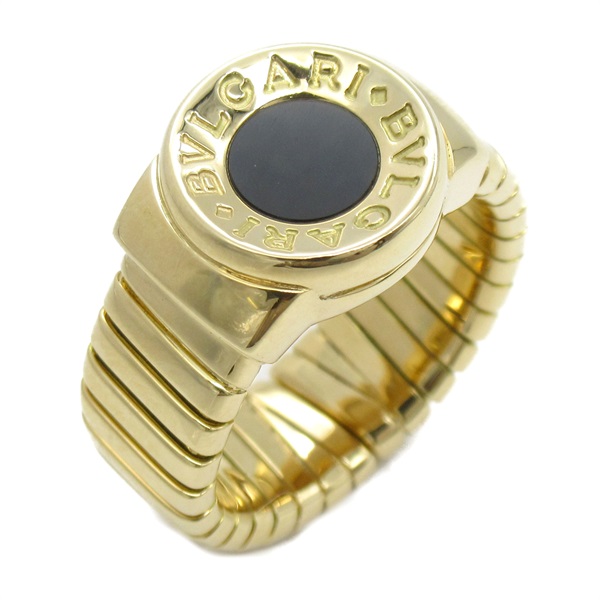 ブルガリ リング ブルガリブルガリ オニキス K18WG 中古美品(85075) ブルガリ リング ブルガリブルガリ オニキス K18WG 中古美品
