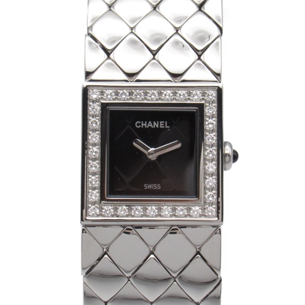 シャネル(CHANEL)シャネル マトラッセ ダイヤベゼル 腕時計 時計