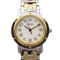 エルメス クリッパーコンビ 腕時計 時計 レディース CL4.220
