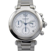 カルティエ パシャC クロノグラフ 腕時計 時計 メンズ W31039M7