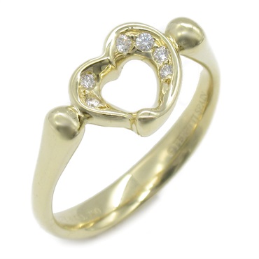 ティファニー(TIFFANY＆CO)ティファニー オープンハート ダイヤ リング