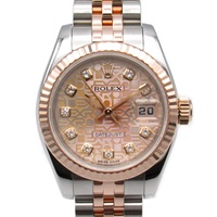 ロレックス デイトジャスト 10Pダイヤ V番 腕時計 時計 レディース 179171G