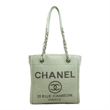 CHANEL シャネルトートバック シャネル(CHANEL)シャネル ドーヴィルライン チェーントート バッグ