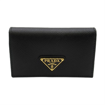 PRADA　ブラックアクセサリーケース 楽天市場】プラダ PRADA ストラップ付き カードケース カード