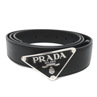 未使用級 PRADA サフィアーノレザー ナローベルト 1c4067 イタリア製