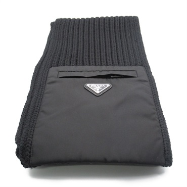 最終お値下げ　21　PRADA　リブ編み　マフラー org.jpg