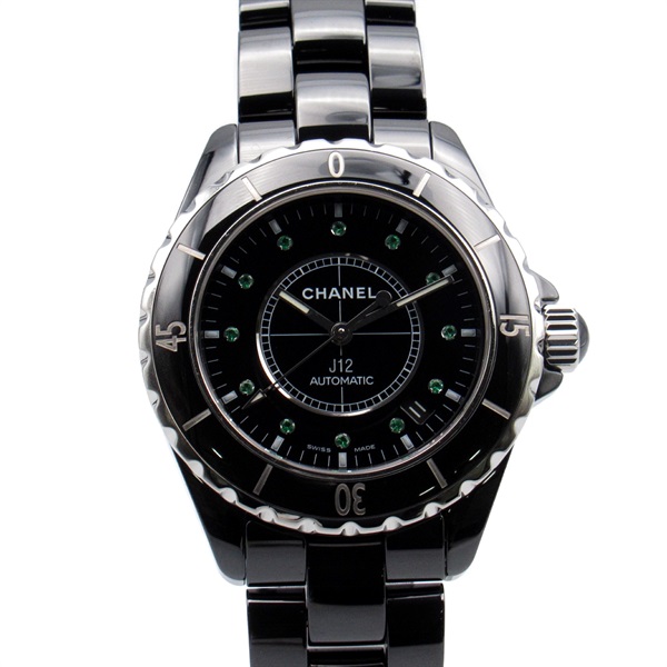 シャネル(CHANEL)シャネル J12 12Pエメラルド 腕時計 時計 メンズ