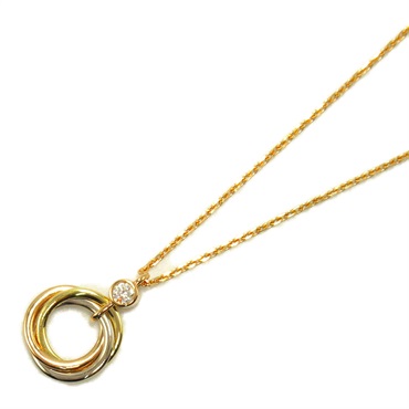 カルティエ(CARTIER)カルティエ トリニティ ダイヤ ネックレス