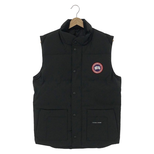 10458【美品・ホログラム付き】カナダグース☆ワッペン付きダウンベスト入手困難 10458【美品・ホログラム付き】カナダグース☆ワッペン付き