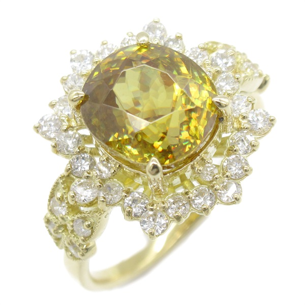 ジュエリー(JEWELRY)ジュエリー スフェーン ダイヤモンド リング  