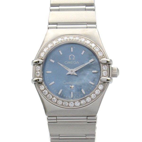 OMEGA 1466.71 シェル文字盤　ダイヤベゼル オメガ(OMEGA)オメガ コンステレーション ダイヤベゼル 腕時計 時計