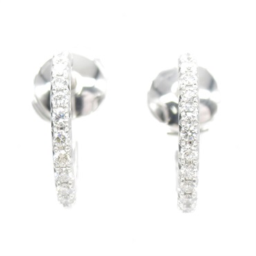 ティファニー(TIFFANY＆CO)ティファニー メトロフープ ダイヤ ピアス