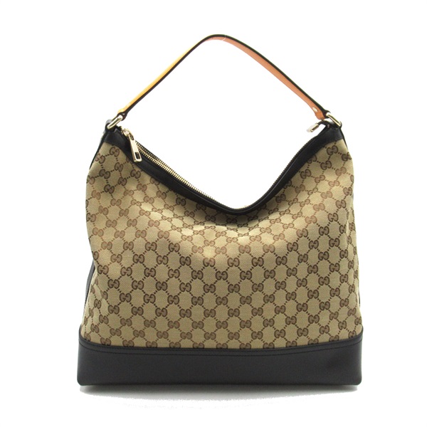 【希少】GUCCI ワンショルダーバッグ トリプルGファスナー レザー ホーボー グッチ(GUCCI)グッチ ホーボーショルダーバッグ ショルダー