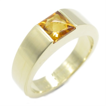 Cartier カルティエ タンク リング　シトリンYG 楽天市場】カルティエ タンクリング シトリン #51 リング・指輪