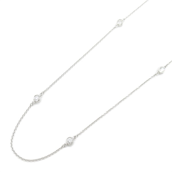 ティファニー バイザヤードダイヤモンドネックレス シルバー