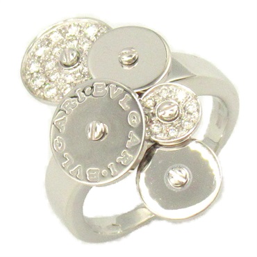 【Mark様】BVLGARI ブルガリ チクラディ リング指輪 K18WG 9号 ブルガリ(BVLGARI)ブルガリ チクラディ ダイヤ リング リング