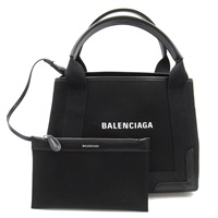 バレンシアガ(BALENCIAGA)バレンシアガ ネイビー スモール カバス 
