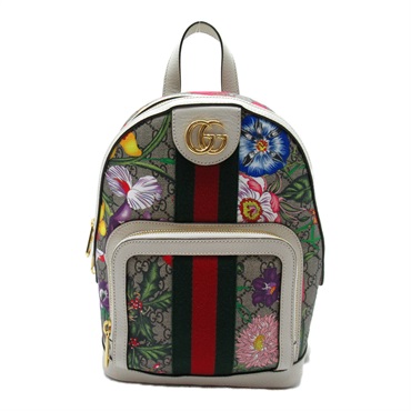 外観美品✨️グッチ GGブルームス＆エンブロイダリー リュックサック ウルフ 外観美品✨️グッチ GGブルームス＆エンブロイダリー リュック