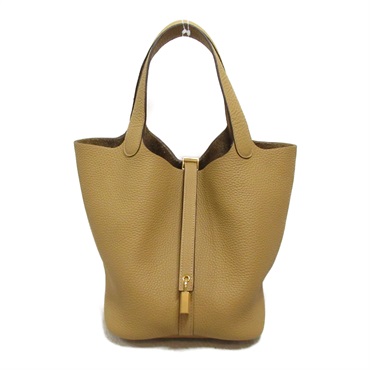 エルメス(HERMES)エルメス ピコタンロックMM ビスキュイ トート