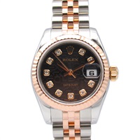 ロレックス デイトジャスト 10Pダイヤ ランダム番 腕時計 時計 レディース 179171G