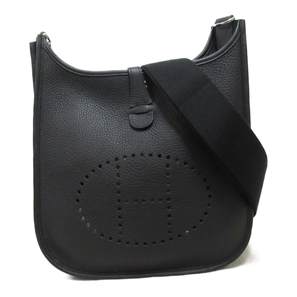 エルメス(HERMES)エルメス エヴリン3PM ブラック ショルダーバッグ 
