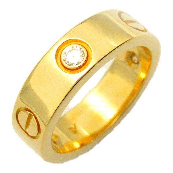 カルティエ(CARTIER)カルティエ ラブ ハーフダイヤ リング リング