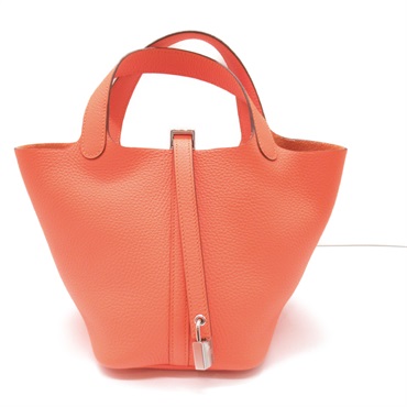 エルメス ピコタンPM オレンジ　おまけつき エルメス(HERMES)エルメス ピコタンロックPM オレンジミニウム