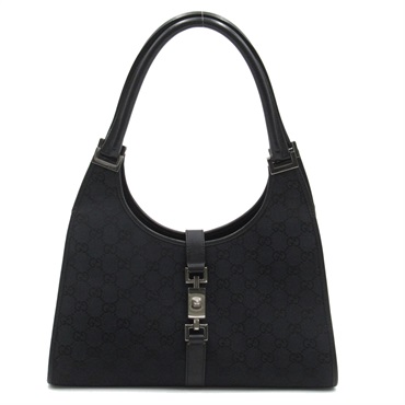 美品 GUCCI グッチ　ジャッキー　ハンドバッグ　ショルダーバッグ ブラック 新作【グッチ】〔ジャッキー〕 ラージ ショルダーバッグ (GUCCI