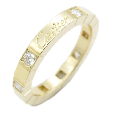 Cartier ラニエール　ハーフダイヤ　ゴールド ダイヤモンド バンドリング カルティエ(CARTIER)カルティエ ラニエール ハーフダイヤ リング