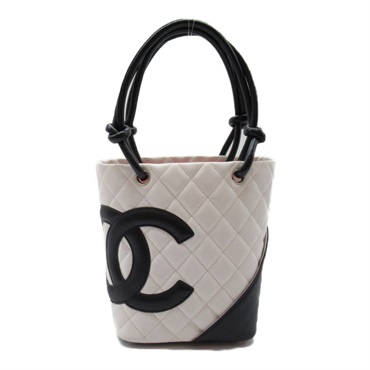 シャネル(CHANEL)シャネル カンボンラインスモールトート バッグ