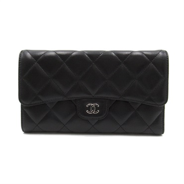 シャネル　マトラッセ　三つ折り　長財布 シャネル(CHANEL)シャネル マトラッセ 三つ折長財布 三つ折り長