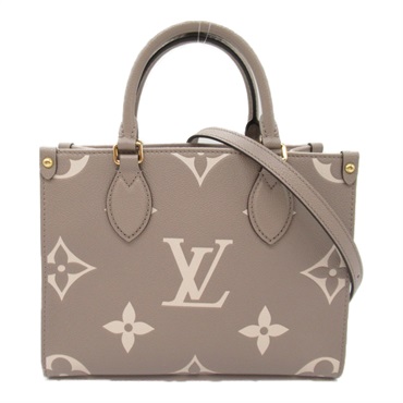 並行輸入　Louis Vuitton ショルダーバッグ ブラウン/ベージュ ルイ・ヴィトン(LOUIS VUITTON)ルイ・ヴィトン オデオンNM PM