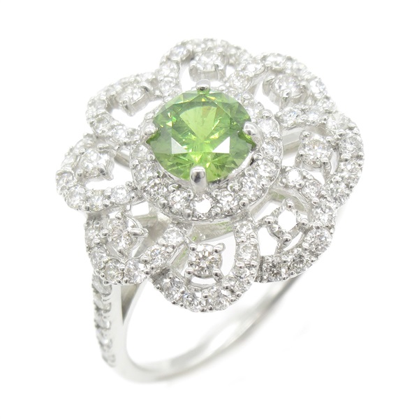 ジュエリー(JEWELRY)ジュエリー デマントイドガーネット ダイヤモンド  