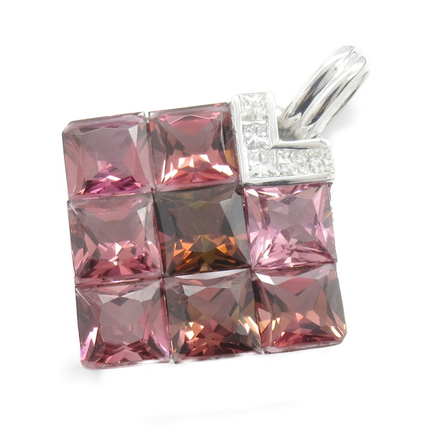 ジュエリー(JEWELRY)ジュエリー ピンクトルマリン ダイヤモンド トップ  