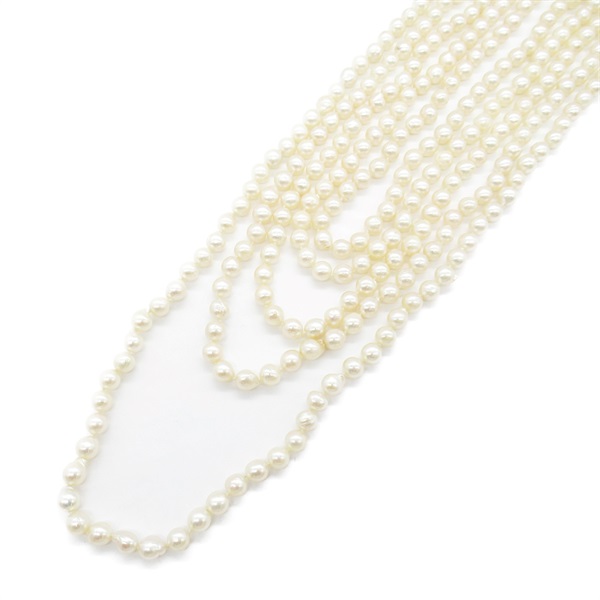 タサキ(TASAKI)タサキ グラデーションパール 5連 ネックレス