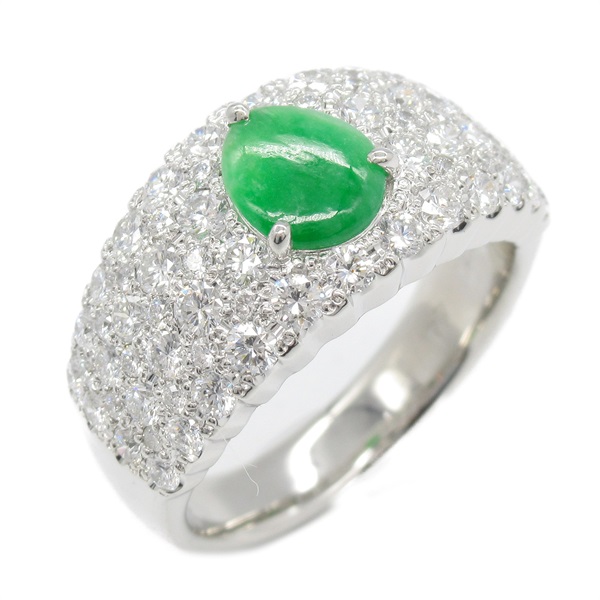 ジュエリー(JEWELRY)ジュエリー ヒスイ ダイヤモンド リング リング 