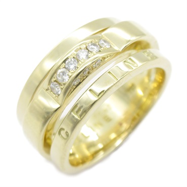 1円 セリーヌ ルビー 計0.14ct ジュエリー 750YG リング ＃13 HS471 セリーヌ（金の純度K18）（ジュエリー・アクセサリー）の通販