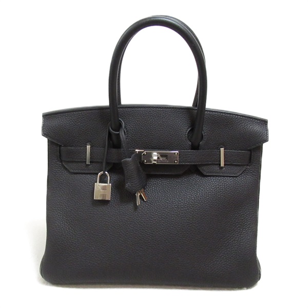HERMES ブラック ハンドバッグ エルメス(HERMES)エルメス プリュム32