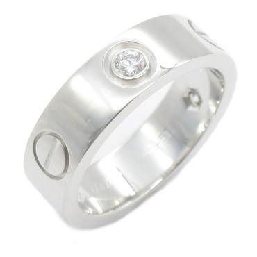 カルティエ(CARTIER)カルティエ ラブリング ハーフダイヤ リング・指輪