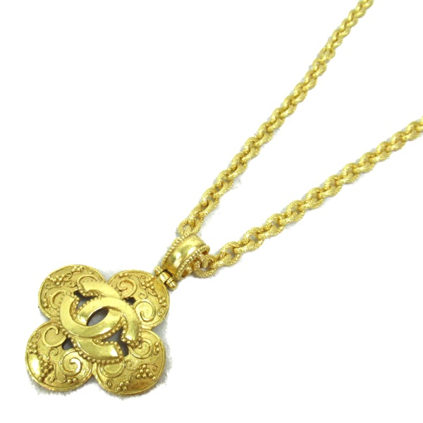 私物クリアランスセール!!【未使用】CHANEL ゴールドチェーンネックレス CHANEL シャネル ネックレス チェーン ゴールド ヴィンテージ