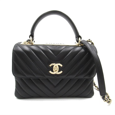 CHANEL トレンディCC トップハンドル Vステッチ チェーンショルダー シャネル(CHANEL)シャネル VステッチトレンディCC トップハンドル 2way