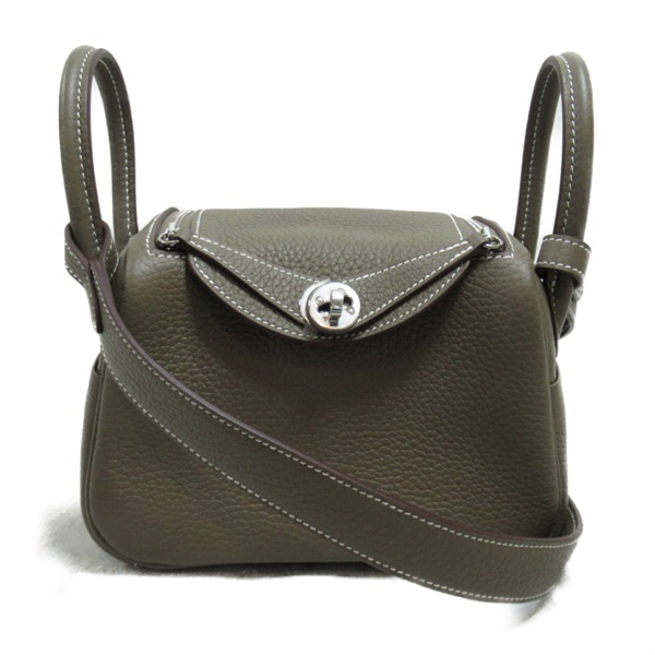 エルメス(HERMES)エルメス リンディミニ エトゥープ ショルダーバッグ  