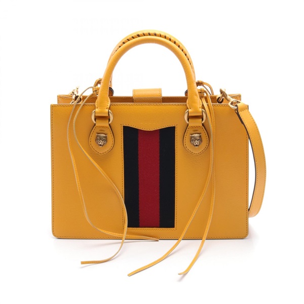 【激レア✨】グッチ ハンドバッグ イエロー GG柄 リボン ロゴ金具 エナメル グッチ(GUCCI)グッチ アニマリエ ハンドバッグ バッグ レディース