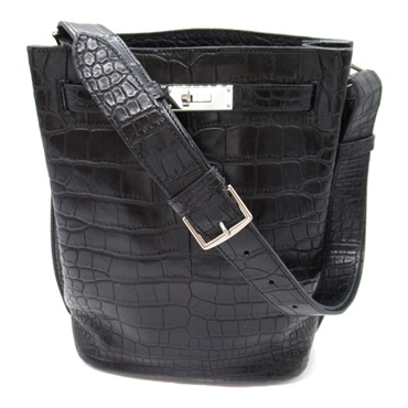 エルメス(HERMES)エルメス SOケリー22 ブラック ショルダー