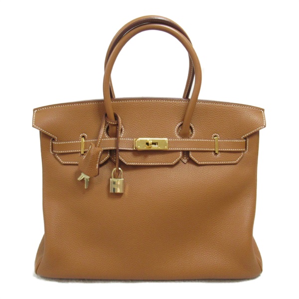 エルメス(HERMES)エルメス バーキン35 ゴールド ハンドバッグ