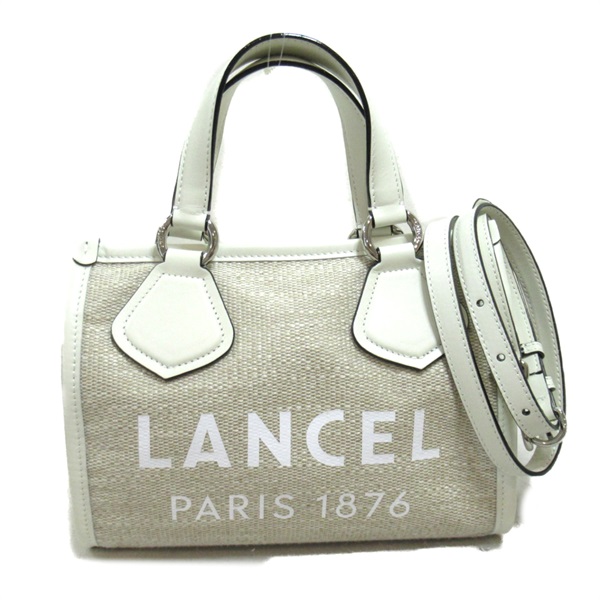 LANCEL(ランセル) ショルダーバッグ - 白 2way レザー 331e4f1449f45b38fea33a432a8dcb