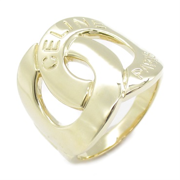 新品未使用　celine ラージリング CELINE （美品）セリーヌ トリオンフ ラージ リング 指輪 ＃54