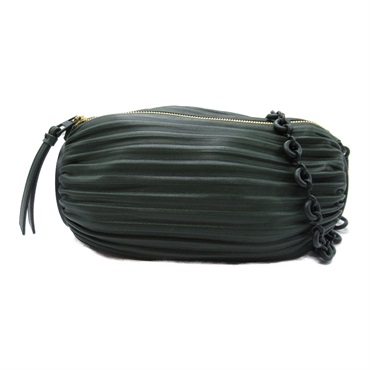 LOEWE ✨良品✨アクセサリーポーチ　ゴールドチェーン　小物入れ　スエード LOEWE ✨良品✨アクセサリーポーチ ゴールドチェーン 小物入れ